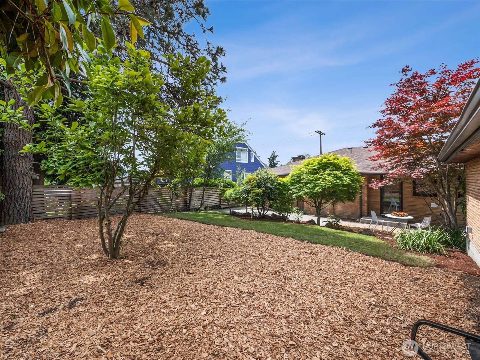 View from back corner of yard.